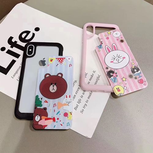 Cartoon two-piece phone case