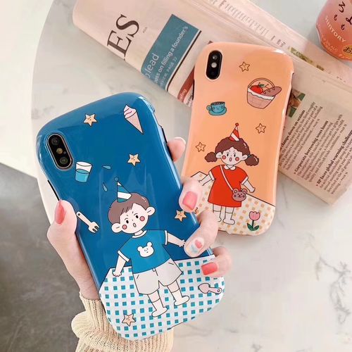 Snack boy girl phone case