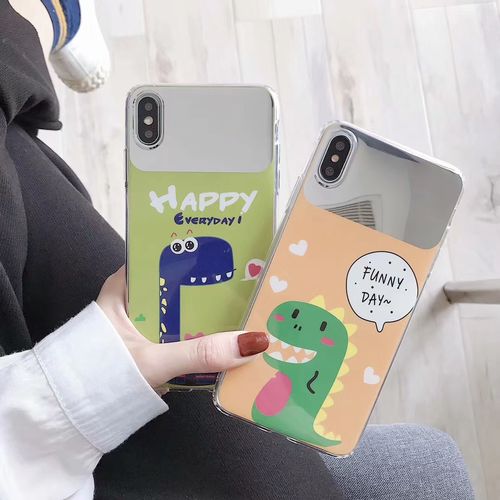 happy funny day makeup mirror soft phone case