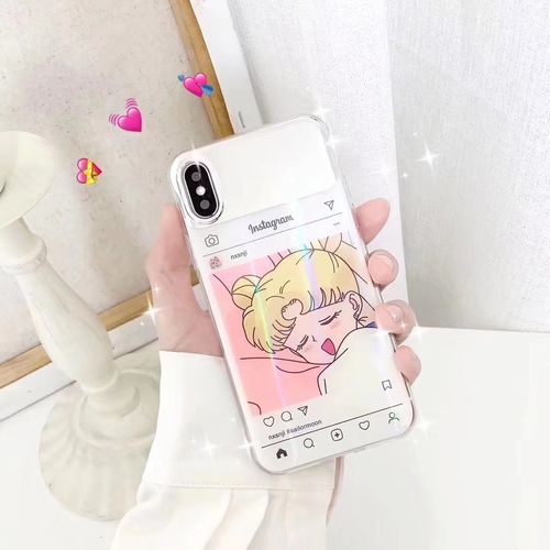 Aurora ins beautiful girl phone case | Yescase Store