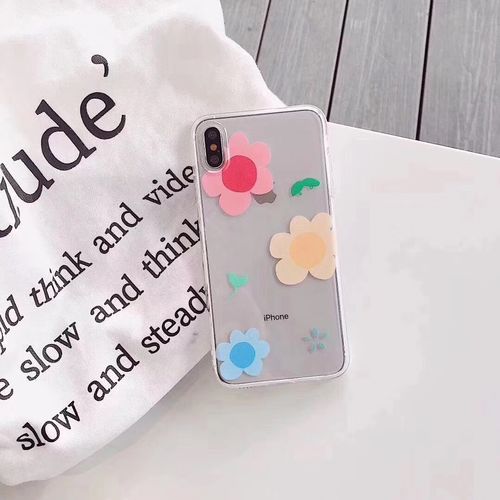 Elegant flower transparent phone case | Yescase Store