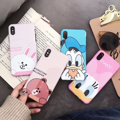 Blue bottom Donald Duck imd soft cases