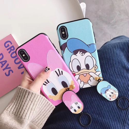 Minnie Silk Pattern Bracelet Emboss Phone Case