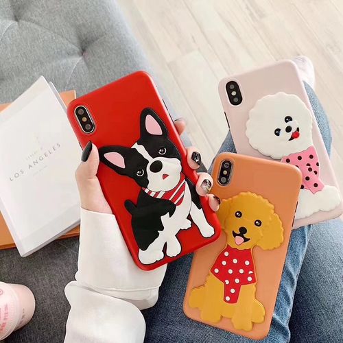 3d method Teddy Bomei bracket mobile phone case