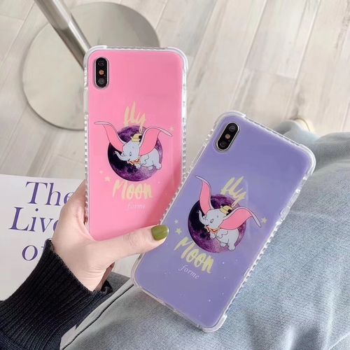 Explosion fly moon four corner anti-drop mobile phone case