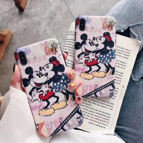 Couple Mickey Minnie Matte IMD Phone Case