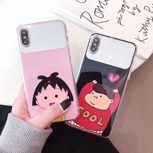 boy cool plating mirror IMD soft phone case