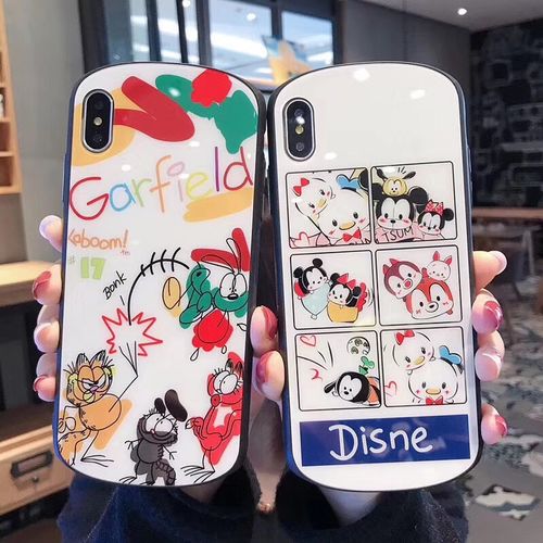 disne cartoon arc glass phone case