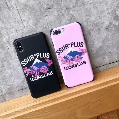 Ssur Mt. Fuji cherry four corners anti-fall mobile phone case