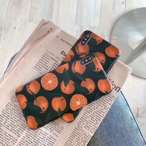 Cold wind orange fruit mobile phone case