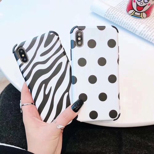 Zebra Polka Dot Corner Drop IMD Phone Case