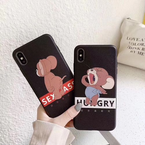 Embossed mouse cartoon funny phone case