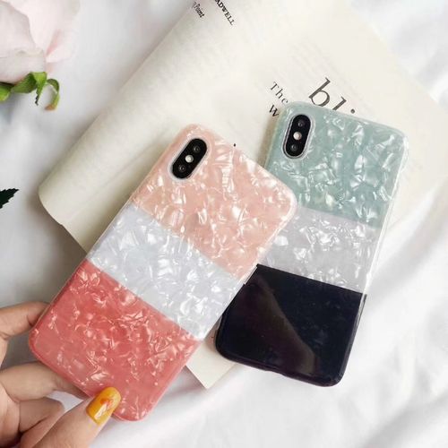 stitching shell pattern phone case