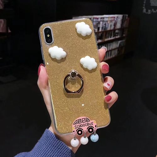 Glitter Cars White Clouds Phone Cases