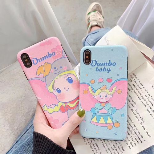 Dumbo baby girl embossed phone case