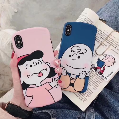 Couple cartoon charity roche phone case