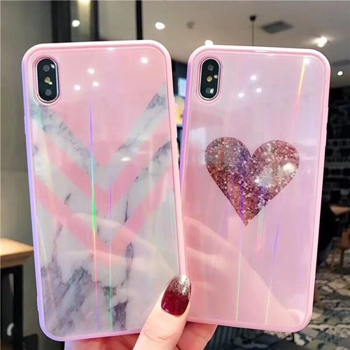 Love Aurora Colorful Glass Phone Case