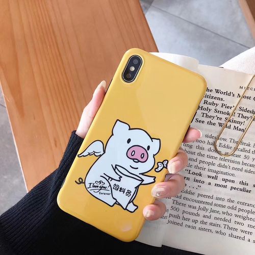 Male Feeder Female Flower Pig IMD Soft Phone Case