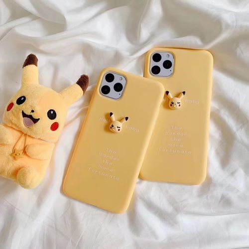 Three-dimensional Pikachu phone case