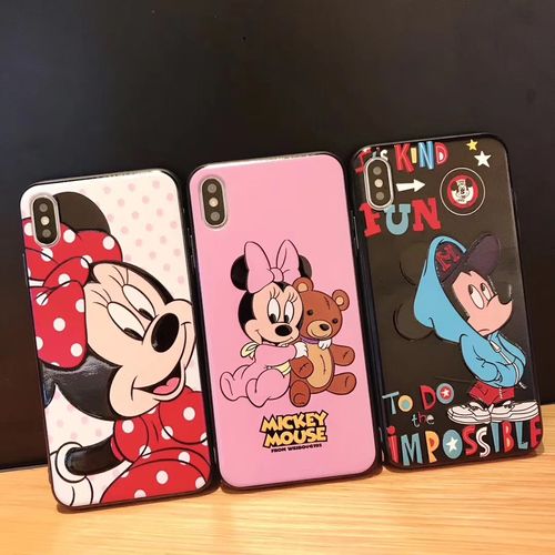 Cartoon Mickey Black Border Phone Case