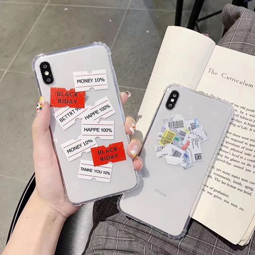 Personality label phone case