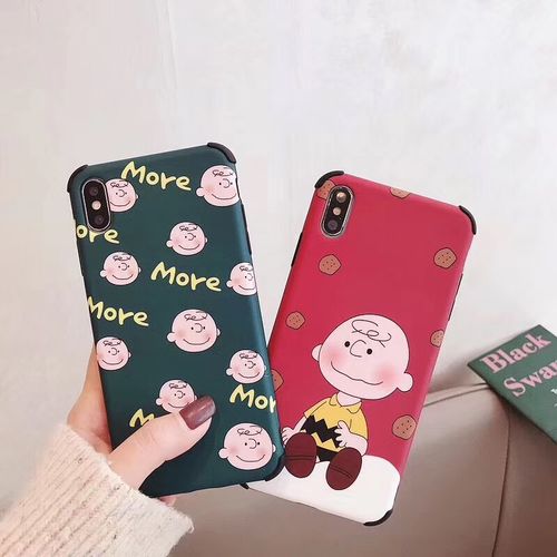 Cartoon Boy Liquid Silicone Hard Phone Case