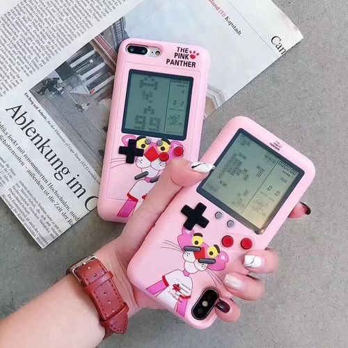 Tetris Pink Leopard Game Phone Case