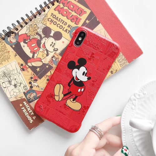 Mickey Mouse No Border Emboss Phone Case