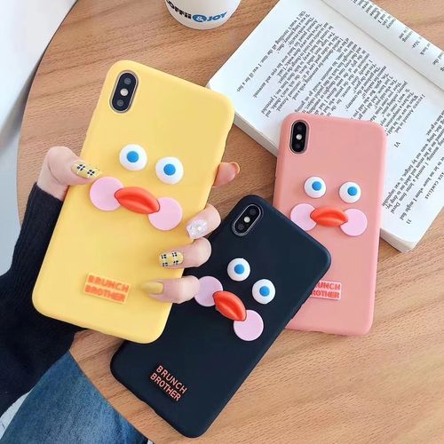 Three-dimensional net red hyaluronic acid duck phone case
