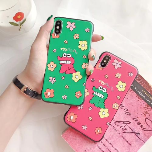 Dinosaurs Flowers No Borders Embossed Phone Cases