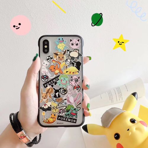 Bikachu no border embossed phone case