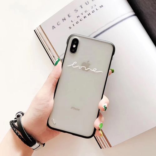 Text love No border Emboss Mobile phone case