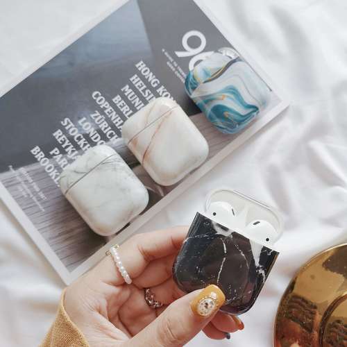 Marble AirPods smooth hard day female couple personality