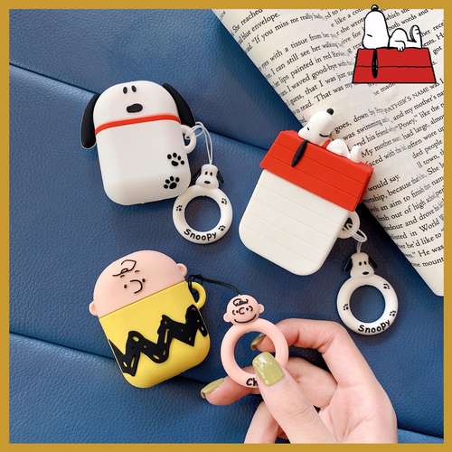 Roof Snoopy Airpods for 1/2 with lanyard soft female