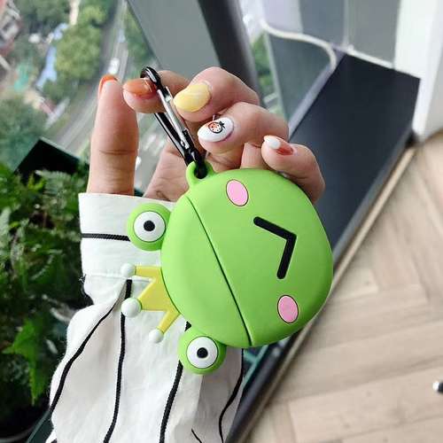 For Apple AirPods2 Cute Crown Frog