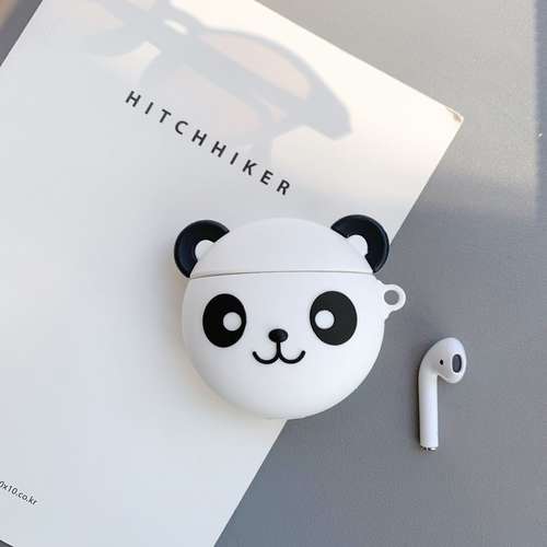 Cute panda thick PVC Airpods Case for 2