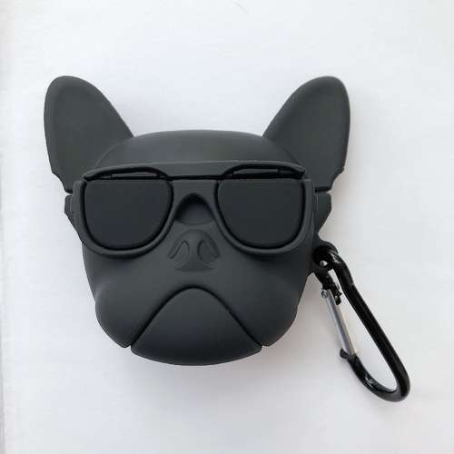 Airpods pro Case for apple 3 dog sunglasses bulldog Case