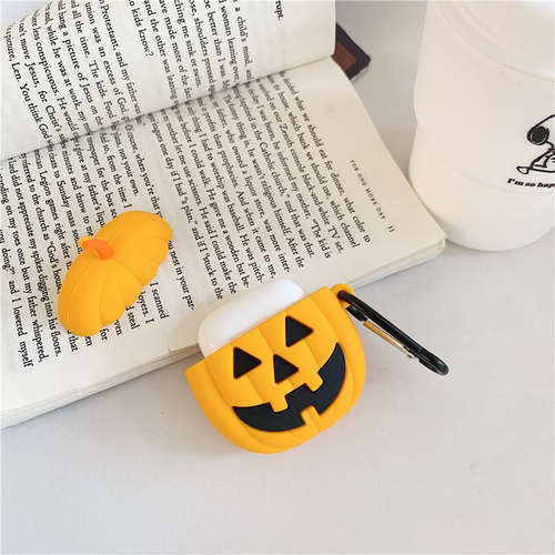 Halloween Pumpkin Grimace Case for Apple AirPods1/2