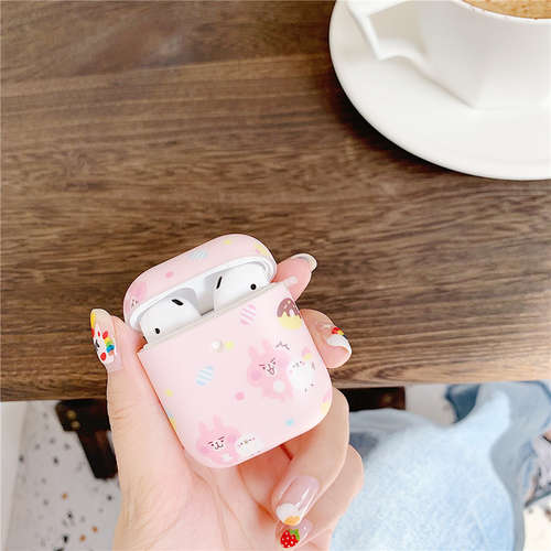 Cartoon rabbit Case Apple Airpods2 soft for Airpods1