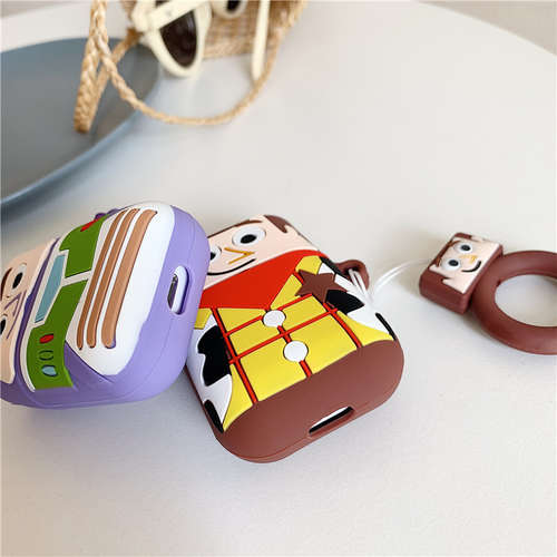 Cartoon Hudi Case for Apple AirPods Soft Buzz Lightyear