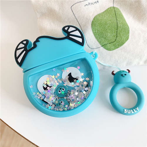 Vacuum pinch water bag cute cartoon soft for Airpods2 Case