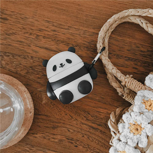 3D Panda Case for Apple Airpods2 1 couple