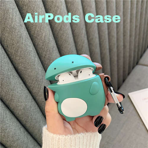 Cute little-eyed dinosaur Case for apple Airpods2 Case 1