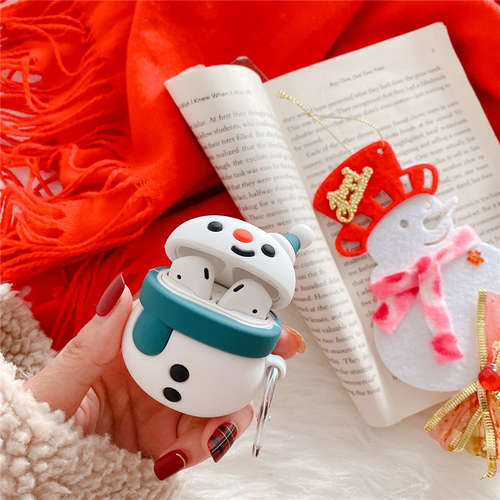 Christmas Snowman Apple Airpods Case for AirPods2/1