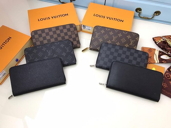 Louis Vuitton Zippy Organizer Zip wallet 21.0x12.0 cm