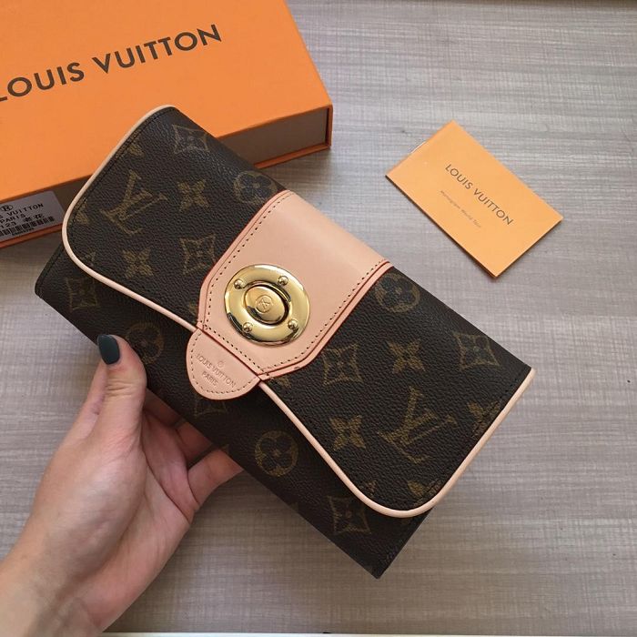Fashion Louis Vuitton Women's Long Wallet 20cm