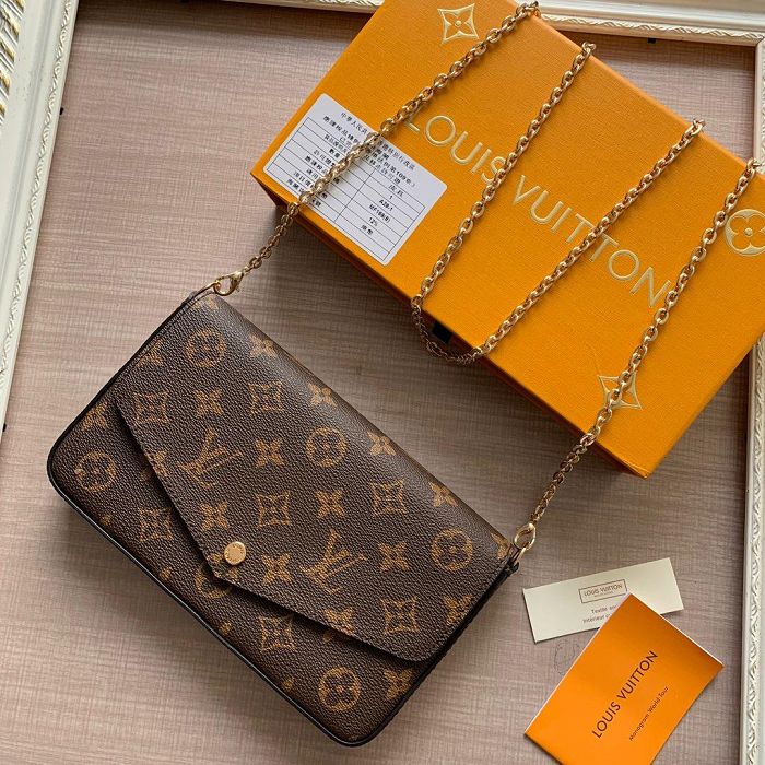 Elegant Louis Vuitton Felicie Handbag 21*11*2 cm | Yescase Store