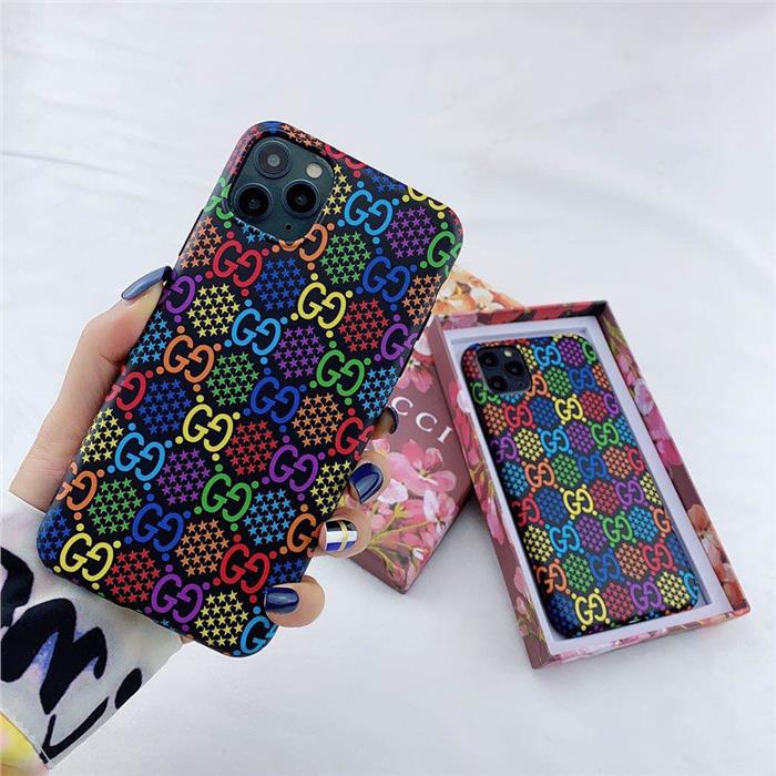 Color stars gucci iphone 11 pro max case cover iphone 10 case