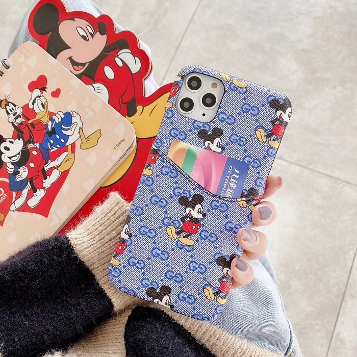 Mickey Card Gucci 7 / 7 plus / x / xr / xs max / 11 / 11 pro / 11 pro max case