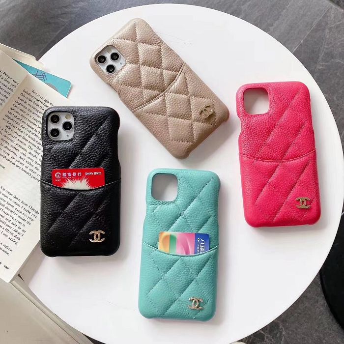 leather chanel iphone 12 pro case cover 11 pro xs max 7 plus cover